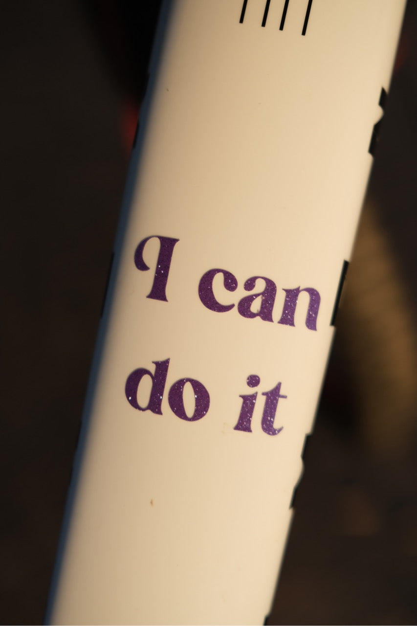 'I Can Do It' Sticker - Metallic Purple