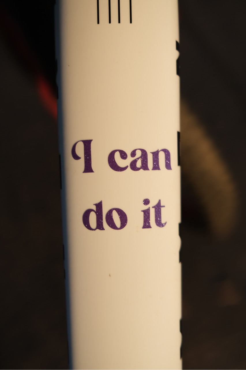 'I Can Do It' Sticker - Metallic Purple