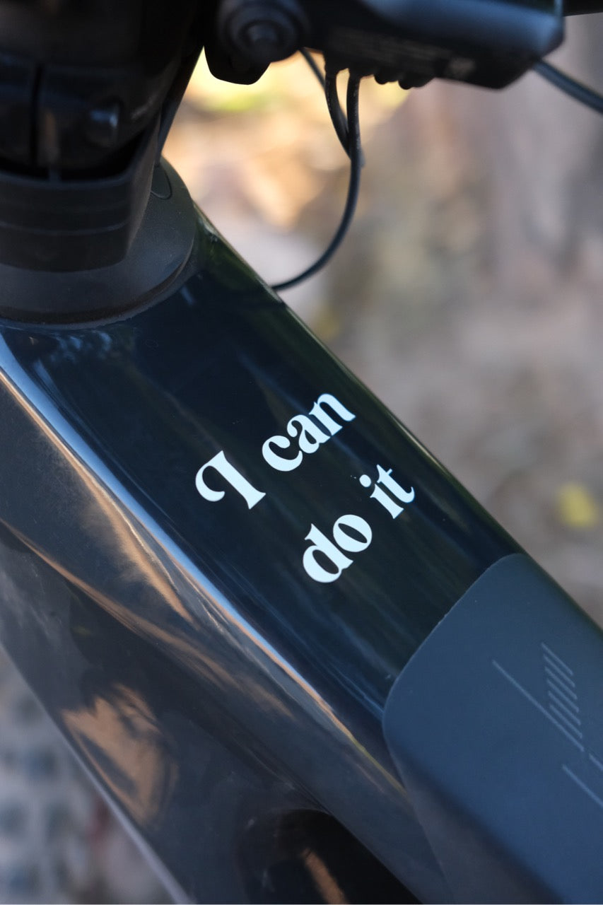 'I Can Do It' Sticker - White