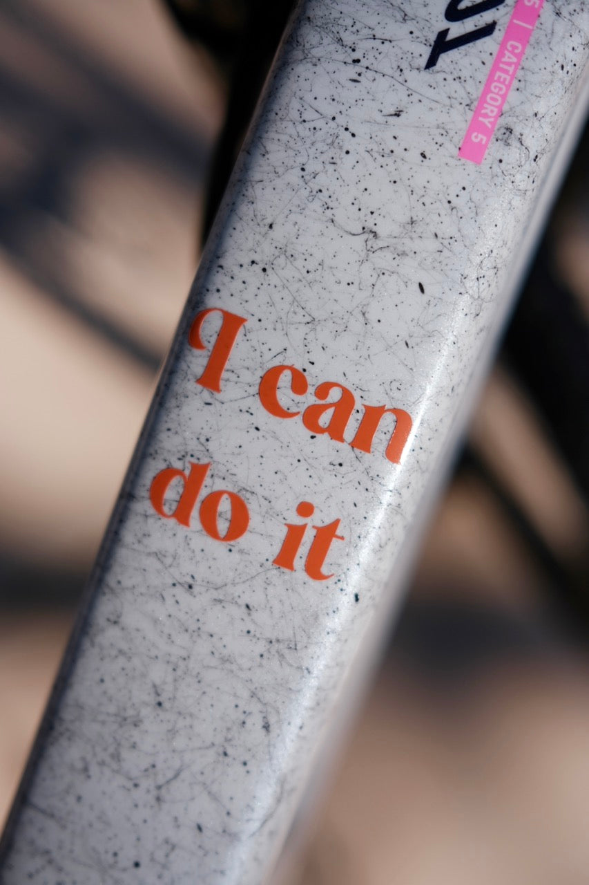'I Can Do It' Sticker - Orange