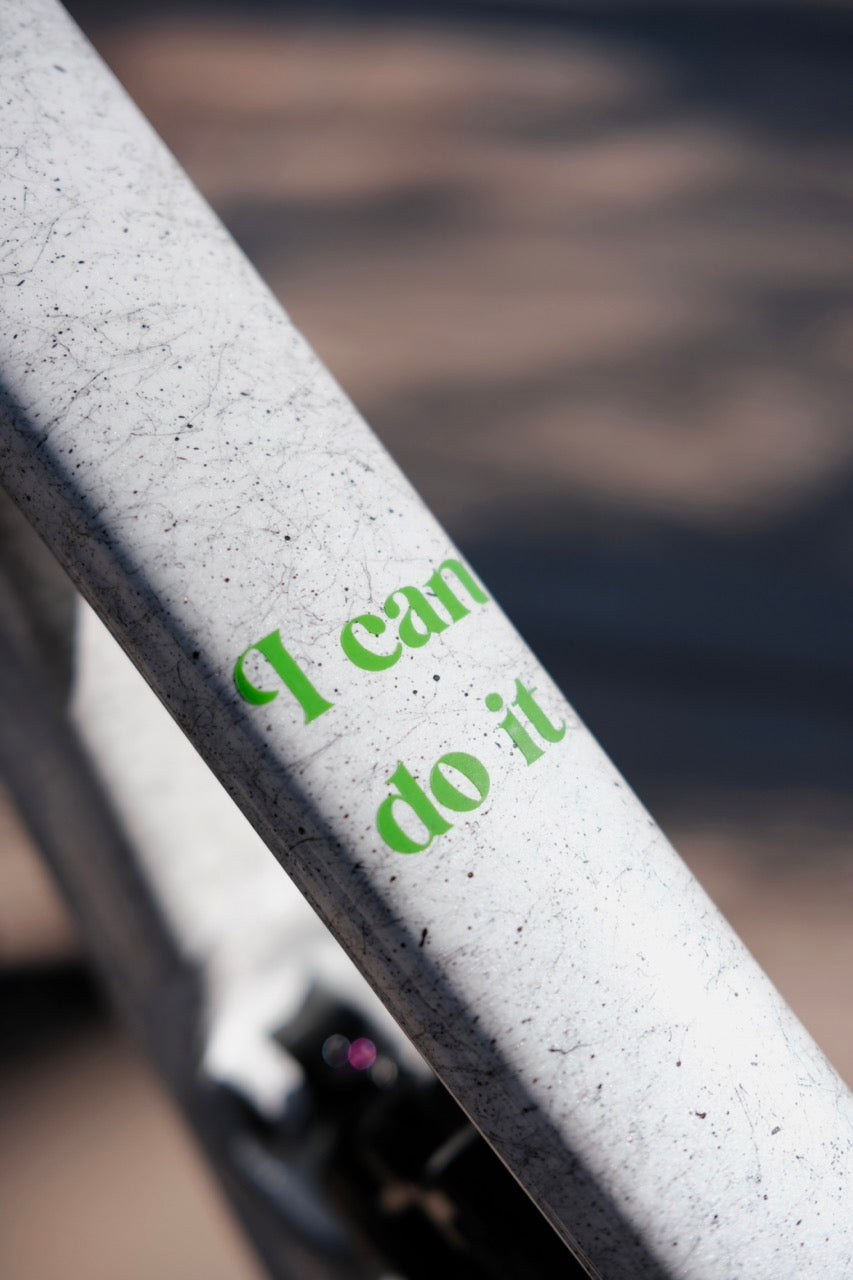 'I Can Do It' Sticker - Lime Green