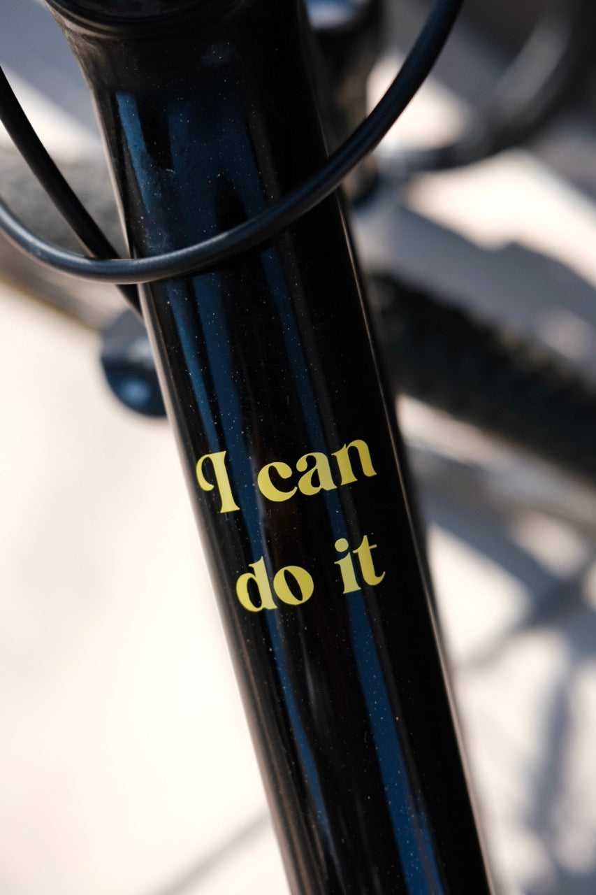 'I Can Do It' Sticker - Yellow