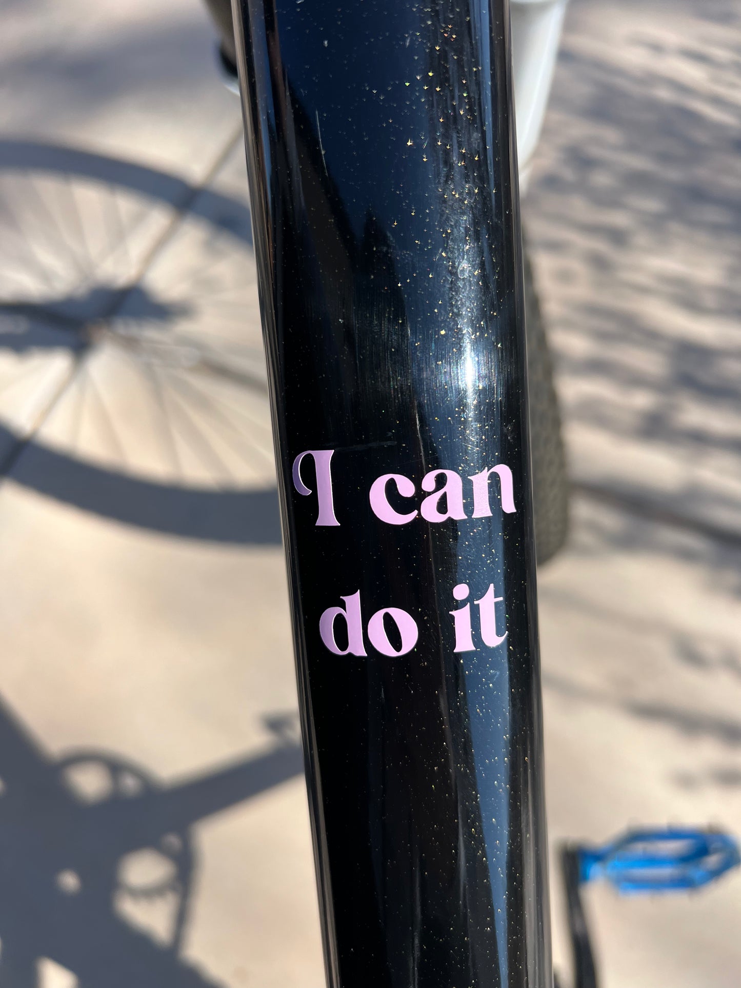 'I Can Do It' Sticker - Light Pink
