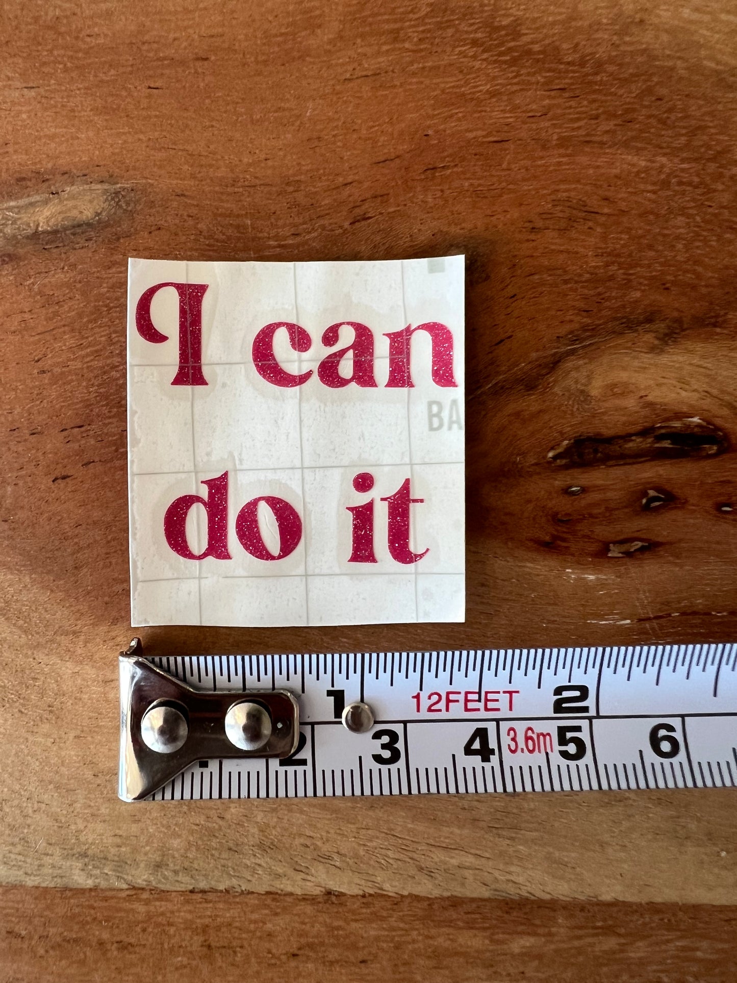 'I Can Do It' Sticker - Yellow