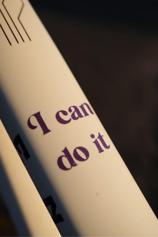 'I Can Do It' Sticker - Metallic Purple