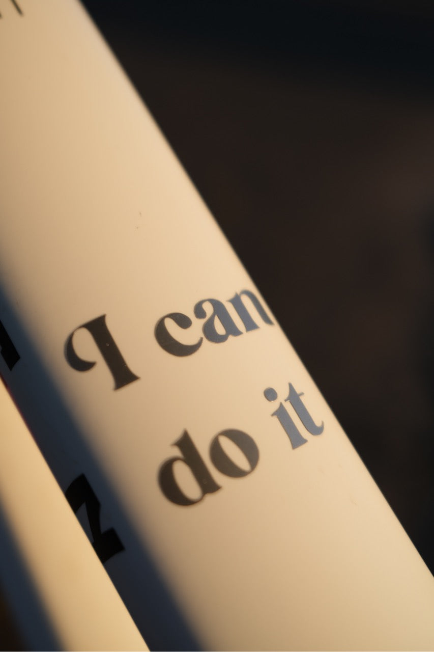 'I Can Do It' Sticker - Chrome