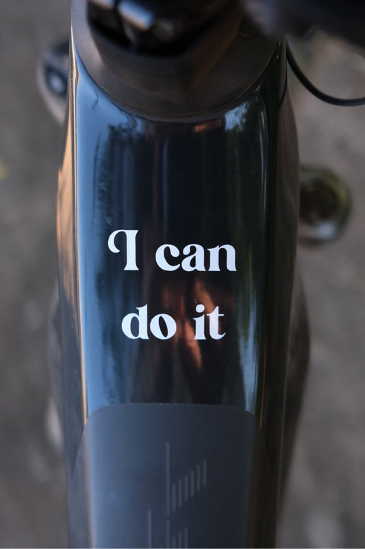 'I Can Do It' Sticker - White