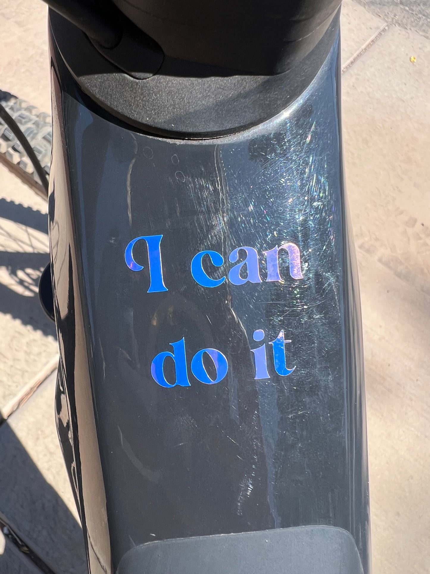 'I Can Do It' Sticker - Holographic