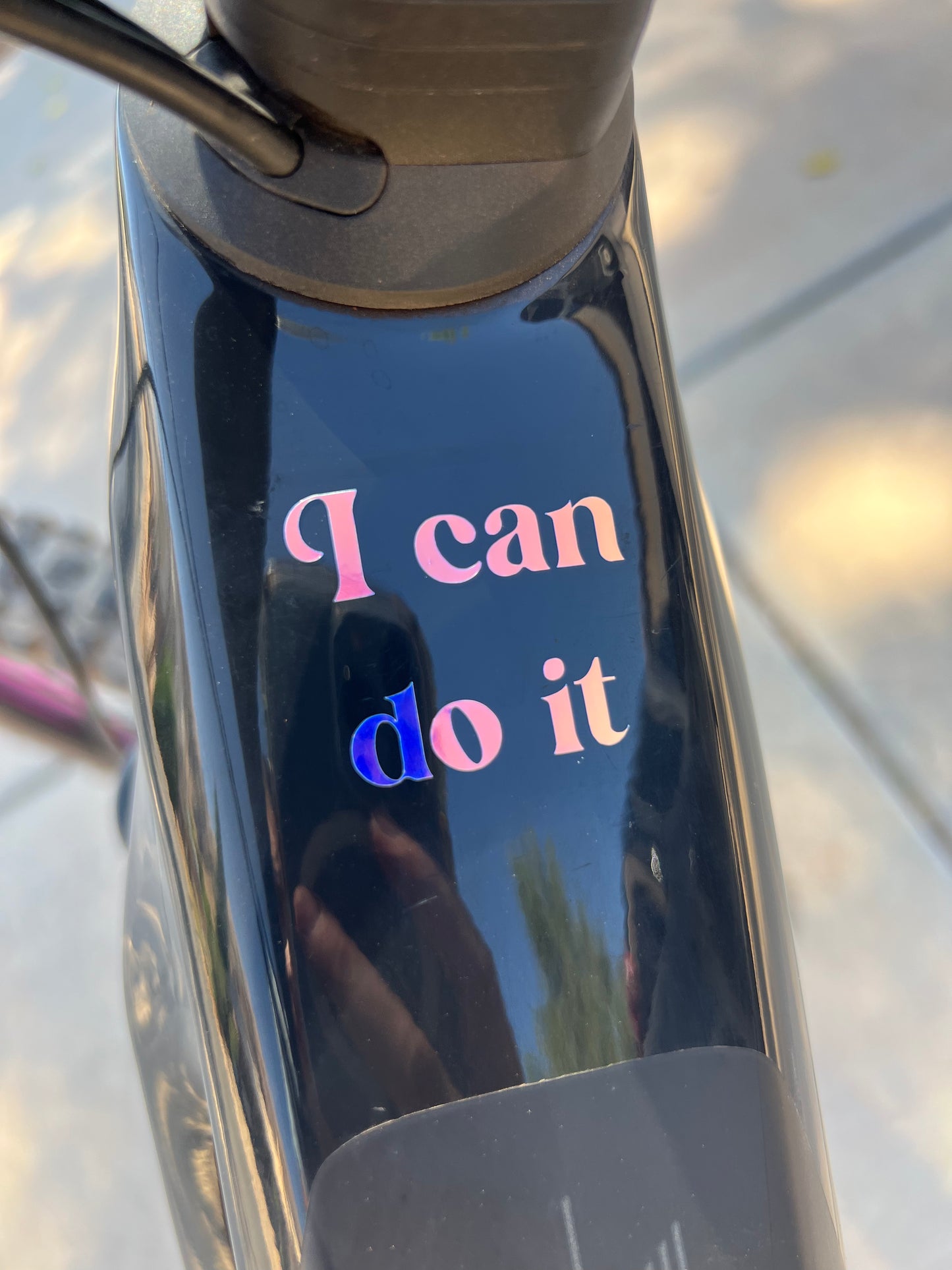 'I Can Do It' Sticker - Holographic